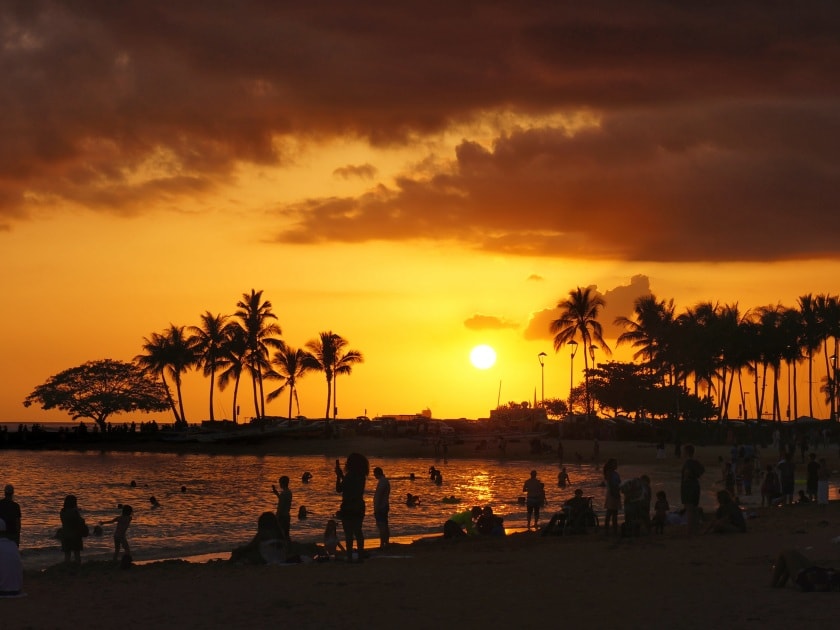 Relax on Waikiki Beach